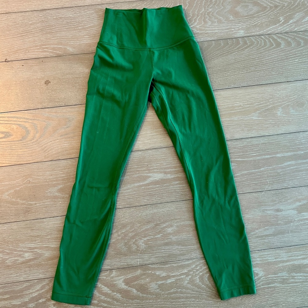 Lululemon Align Leggings Hunter Green 25 inches size 2